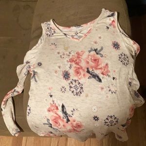 Justice shoulderless long sleeve